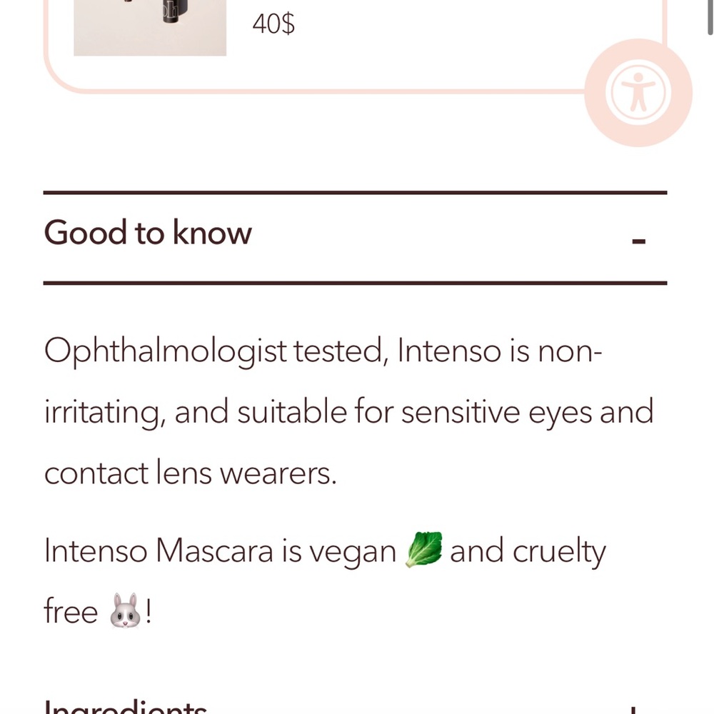 Intenso Mascara espressoh made in Italy volume black mascara enriched caffeina - Picture 4 of 6